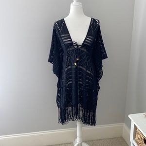 Fabulous black beach cover up